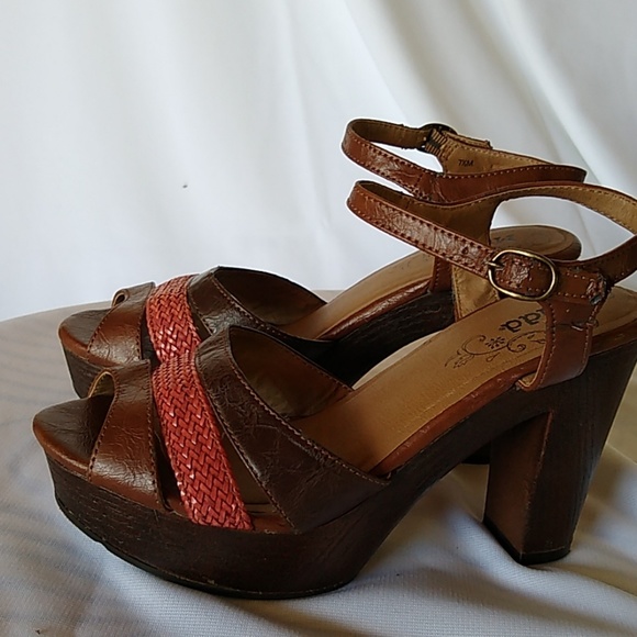 Mudd shoes open toe ankle strap size 7 1/2 - Picture 2 of 5